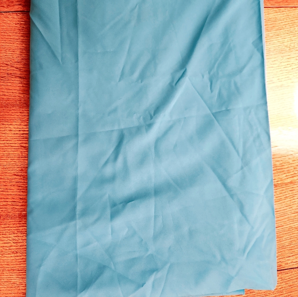 turquoise material 3yd